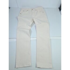 Tecovas Men 32x32 Everyday Standard Jeans Cream Beige Straight Leg Stretch Denim